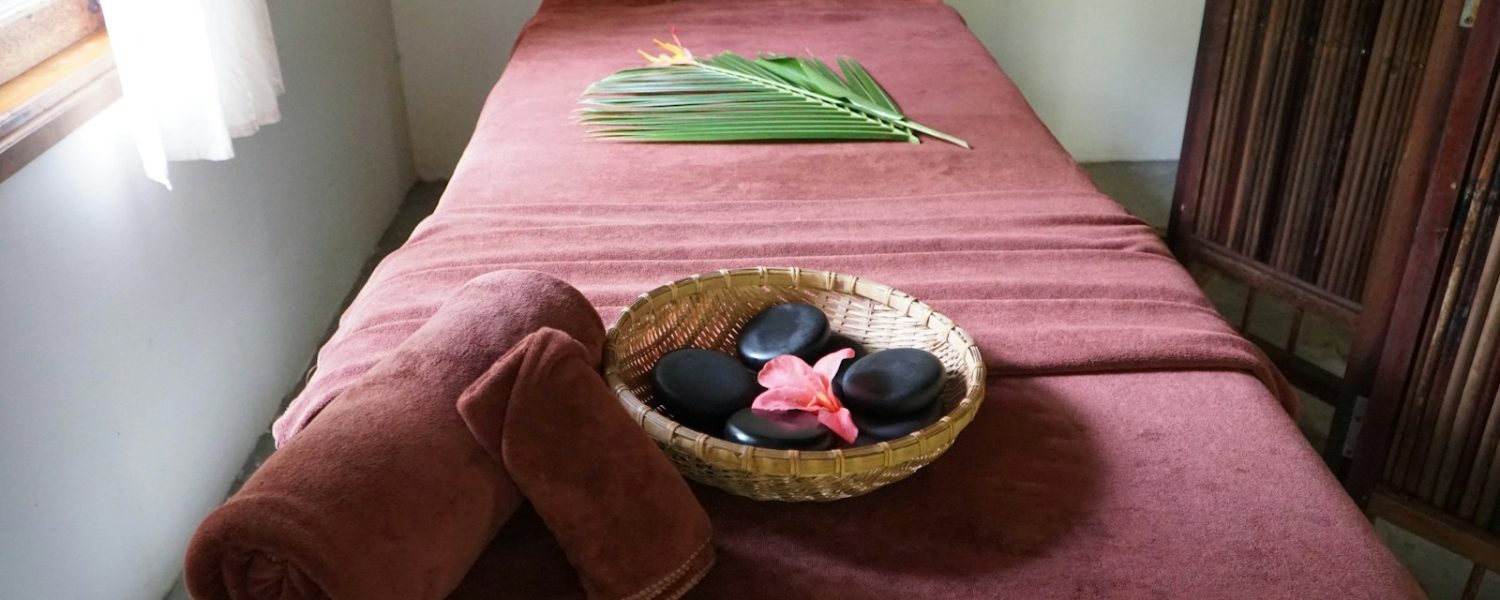 a basket of food on a table